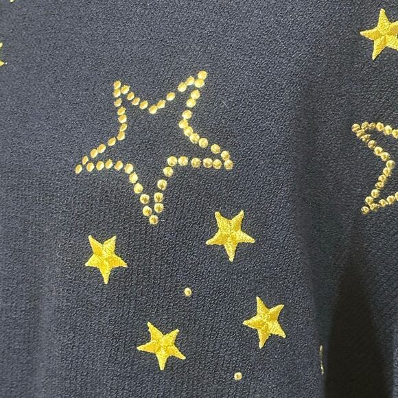 St. John Turtleneck Vintage Shooting Star Embroidered - Picture 3 of 7